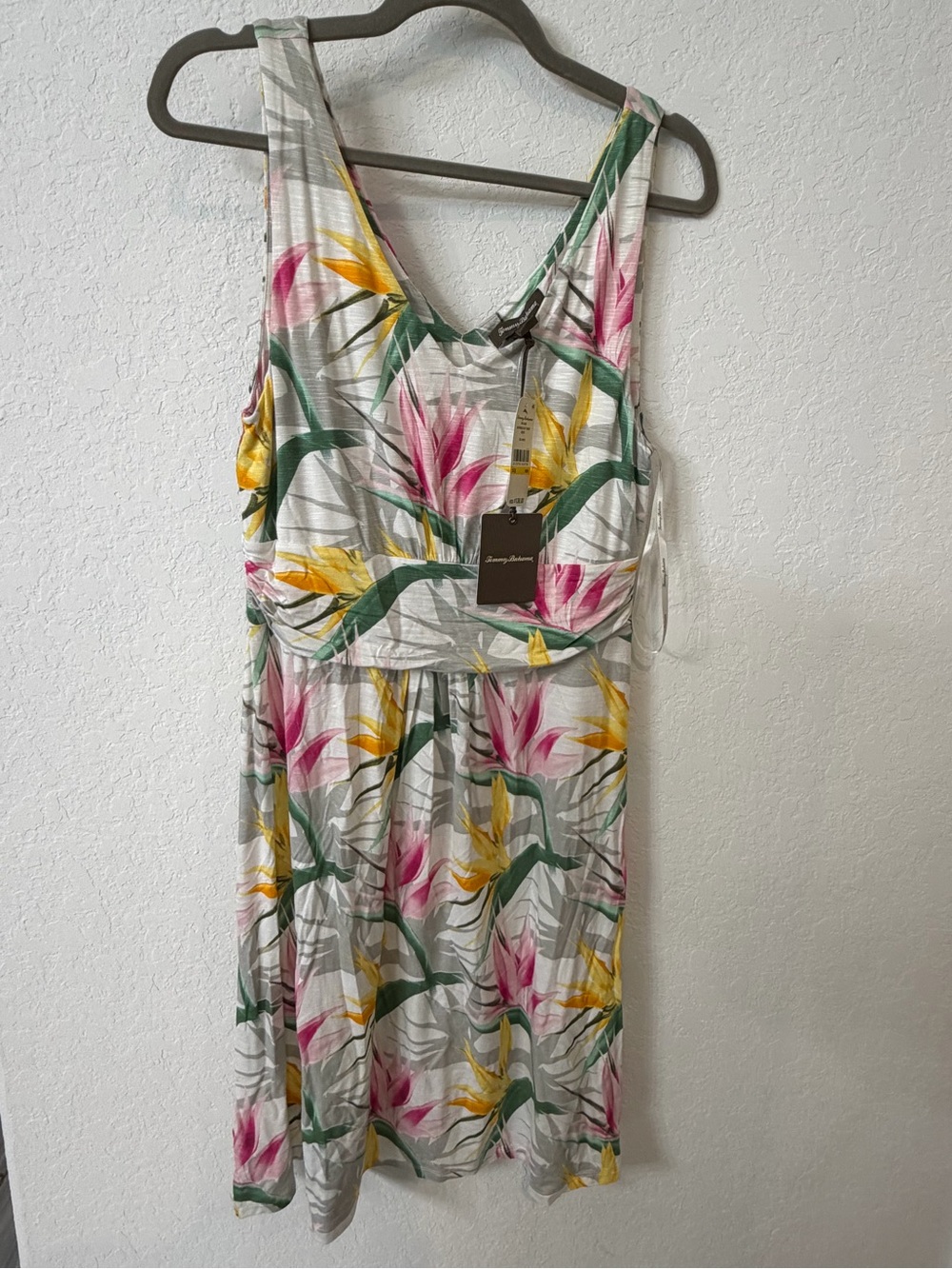 Tommy Bahama Sleeveless Birds of Paradise Dress